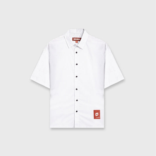 Noforty Project Oversize Boxy Short Shirt Nikola Grey