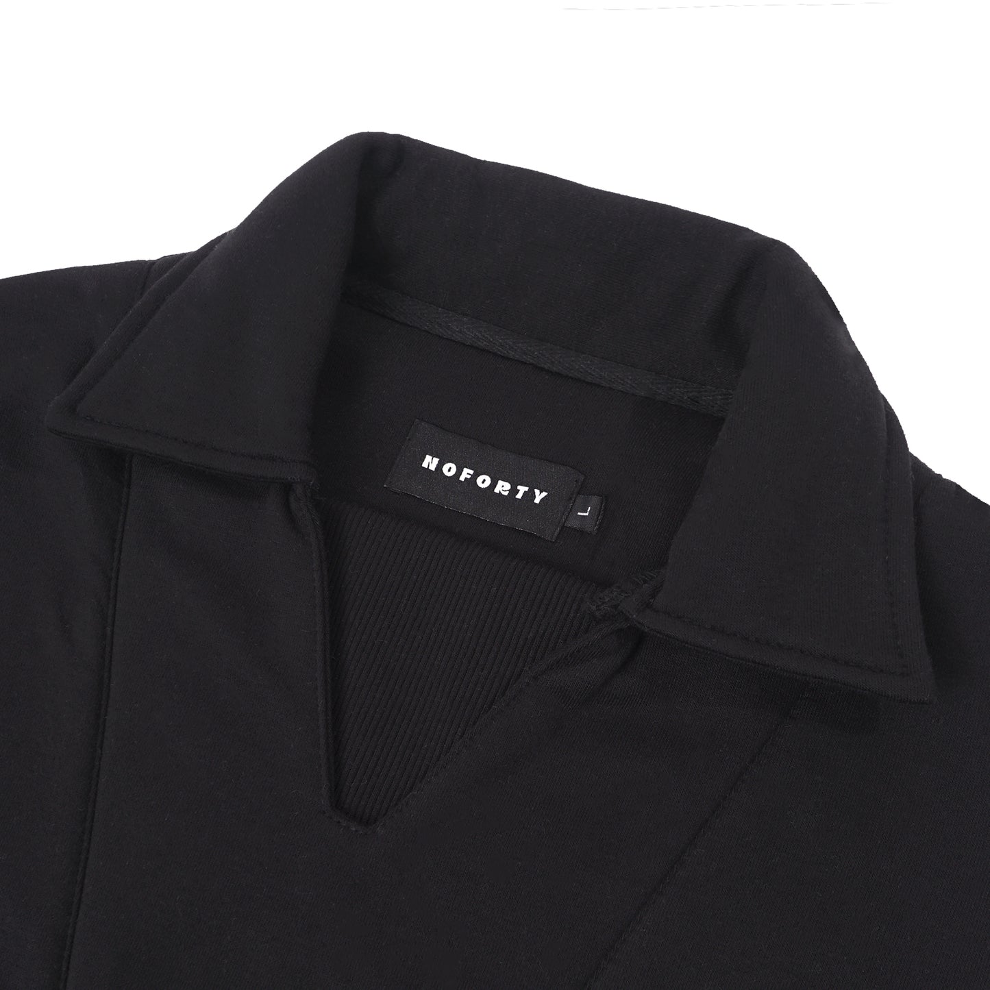 Noforty Project Oversize Sweater Rugby Malfin Black