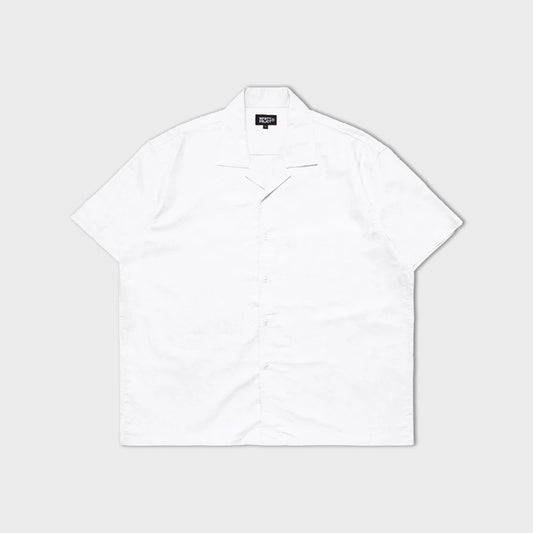 Noforty Kemeja Bowling Oversize Hila White